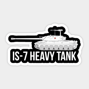 IS-7 Heavy tank Sticker